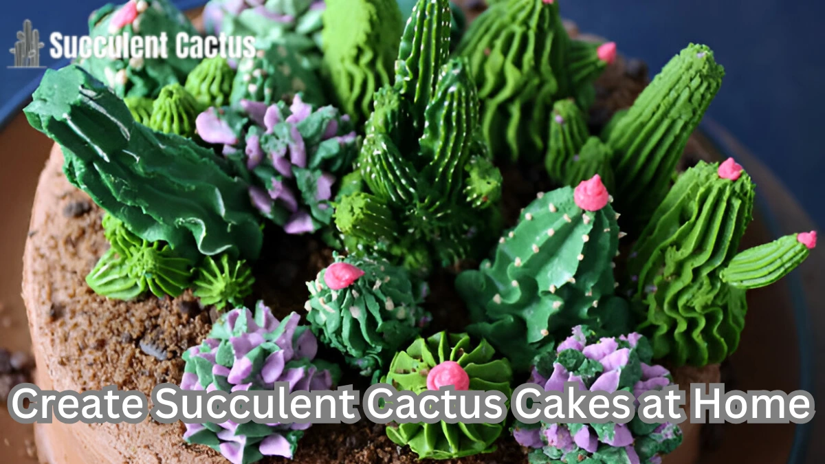 succulent cactus cake