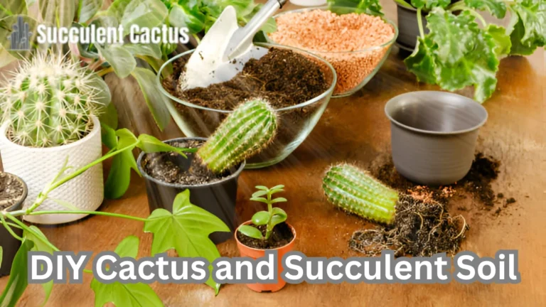 DIY cactus and succulent soil