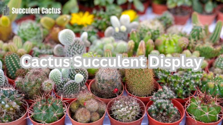 cactus succulent display