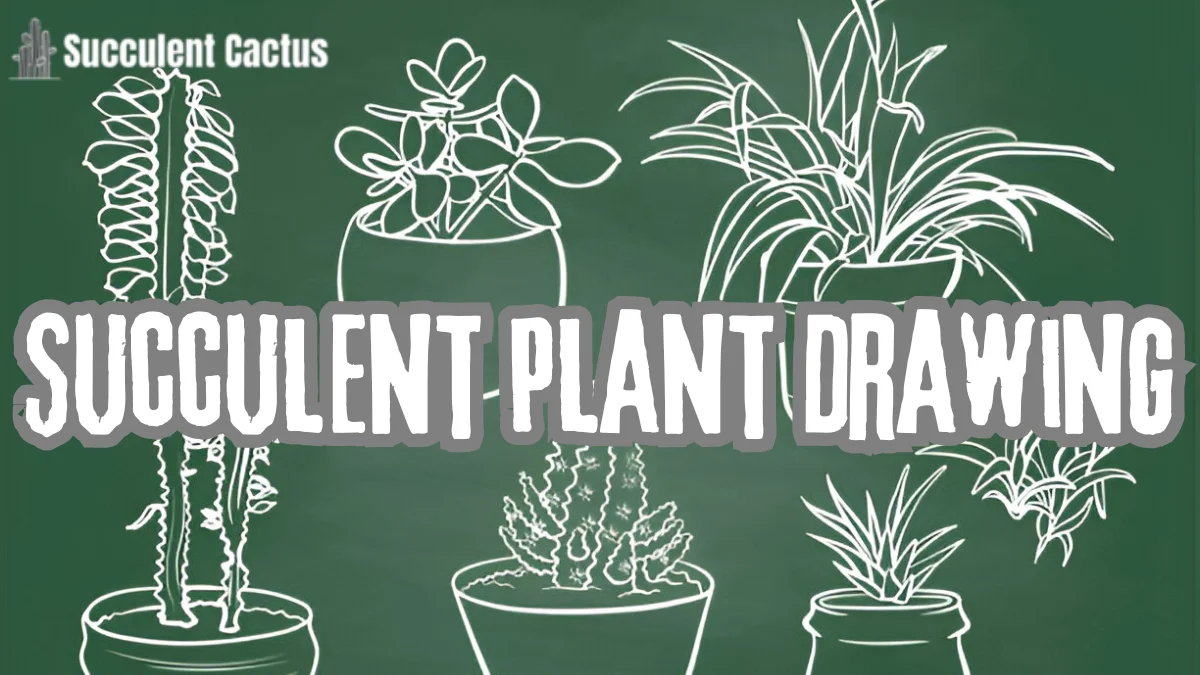 succulent plant easy drawing