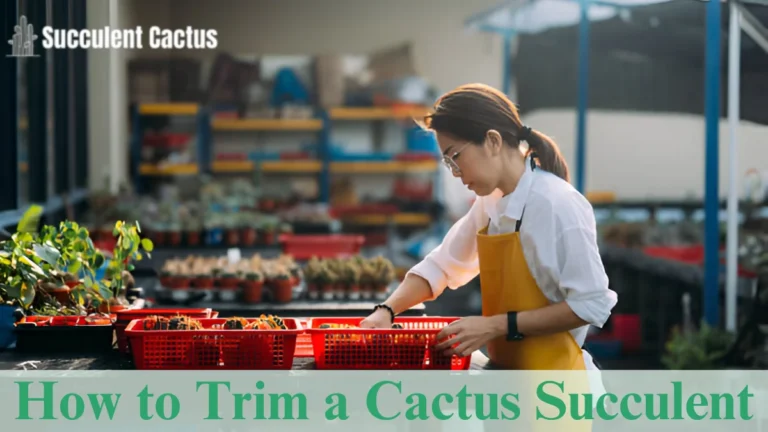 How to Trim a Cactus Succulent