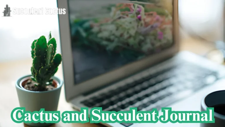 Cactus and Succulent Journal