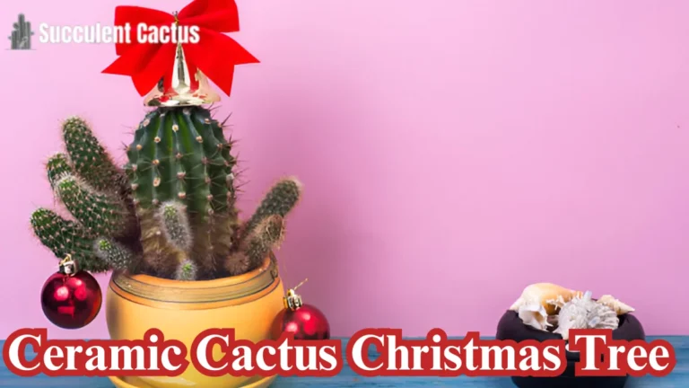 Ceramic Cactus Christmas Tree