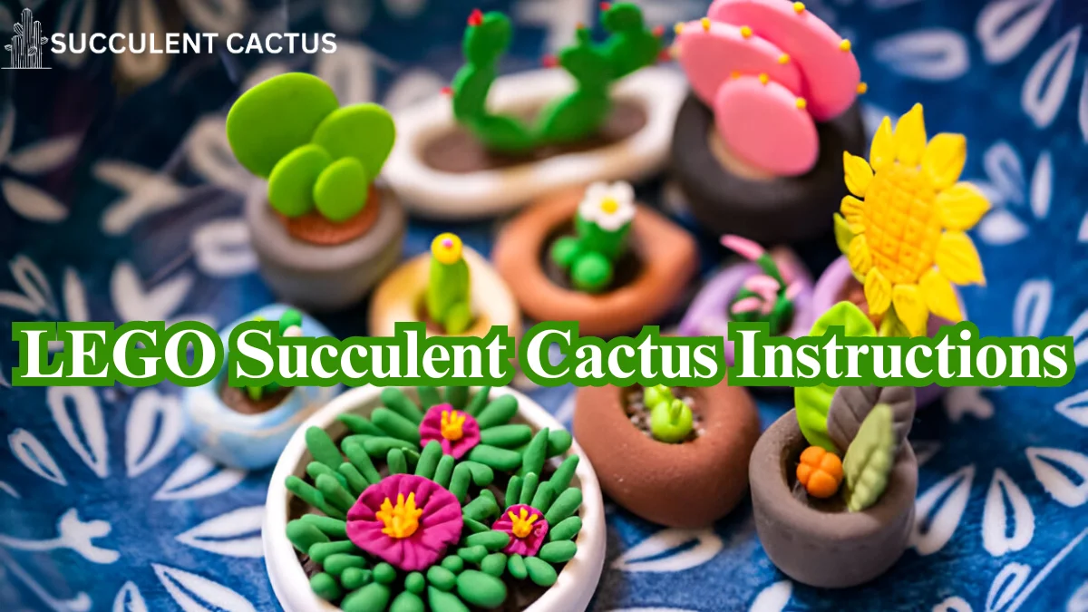 LEGO Succulent Cactus Instructions