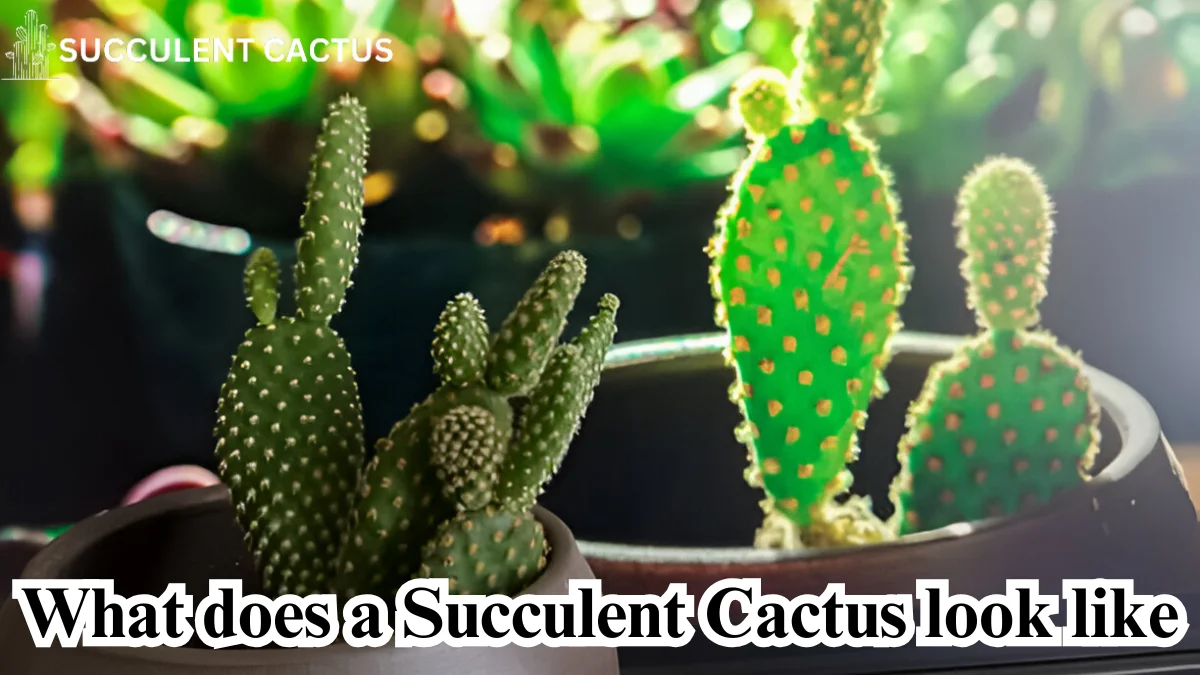 What does a Succulent Cactus look like