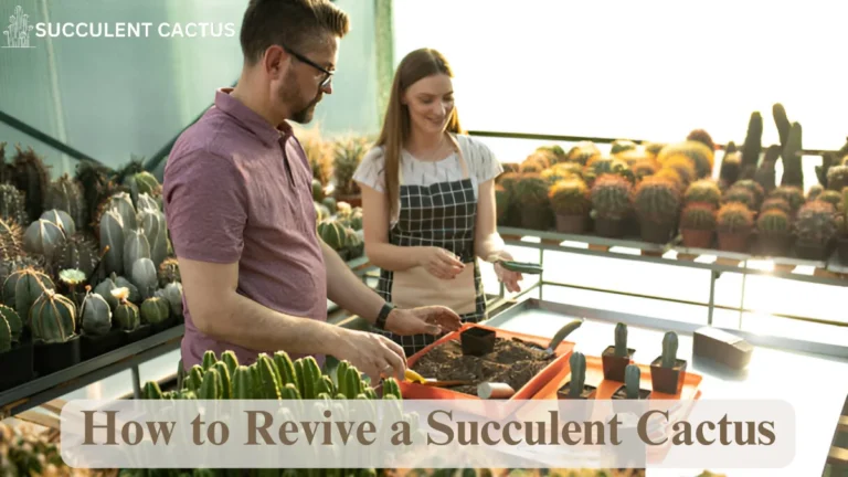 How to Revive a Succulent Cactus